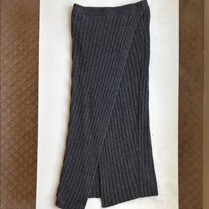 Brochu Walker Gray Maxi Pencil Skirt with Slit